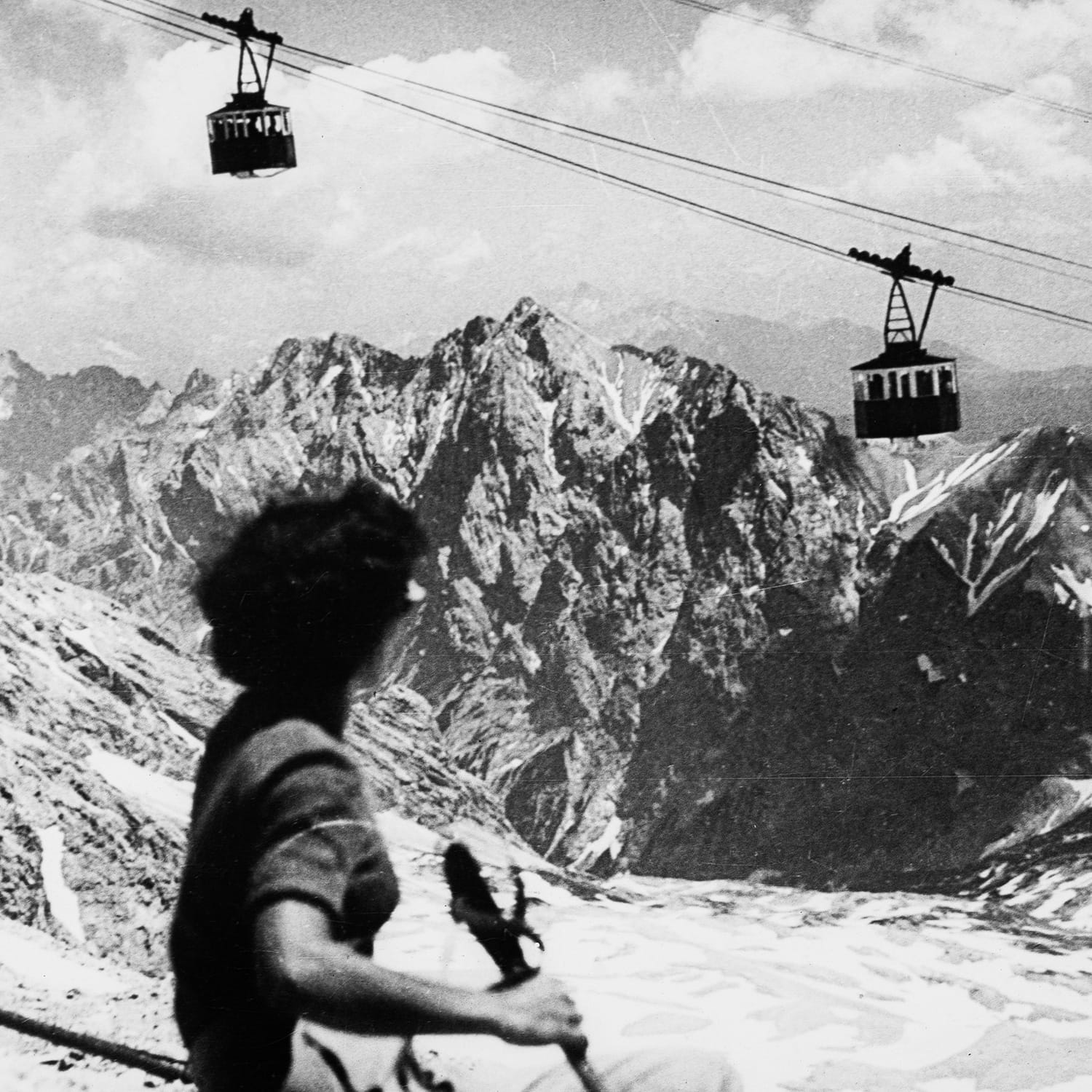 Analoge Dokumentation: Mit der Zahnradbahn auf die Zugspitze, 1952