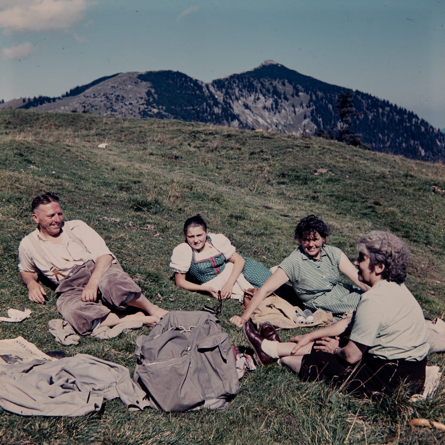 Analoge Dokumentation: Wanderungen, Berge, Menschen & Dörfer, ca. 1950-1960